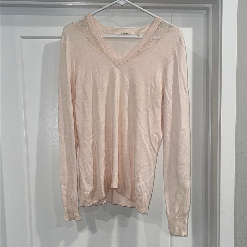 Tahari Cram V-Neck Blouse